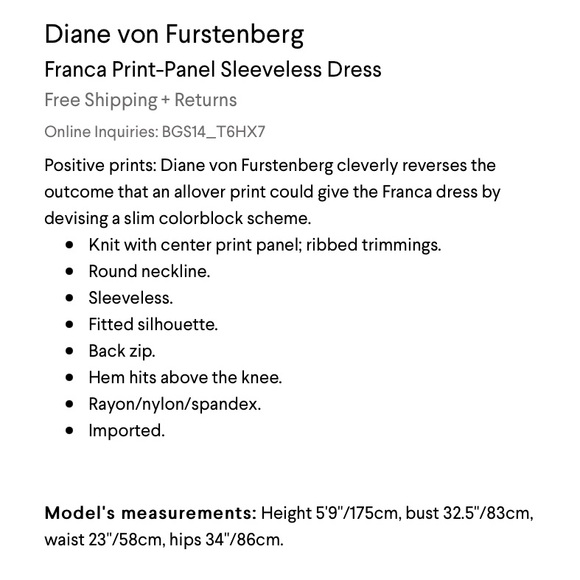 DVF Franca Dress in Black/Vivid Blue - Picture 8 of 8